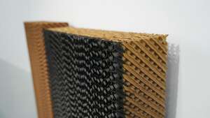 Gewächshaus Verdunstung wasser kühlpad System Laptop Fertigungs linie Maschinen produktion für Luftkühler Papier verwendet Heimgebrauch - Product Image 4