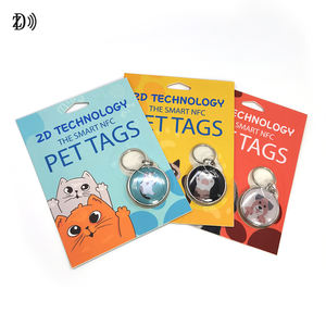 Blister imballaggio NFC collare per animali domestici con resina epossidica NTAG213 NTAG 215 NTAG216 Pet NFC Tag per smarrito e ritrovato - Product Image 4