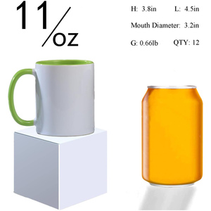 แก้วกาแฟเซรามิกสโตนแวร์ ขนาด 110 ออนซ์ 325 มล. จากจีน-อเมริกา สำหรับพิมพ์ลายสีแบบซับลิเมชั่น - Product Image 2