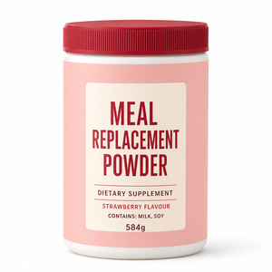 Private Label Herbal Strawberry <strong>Diet</strong> <strong>Shake</strong> Low Calorie High Protein Meal Replacement Powder - Product Image 1