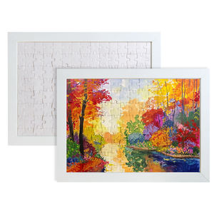 Sublimation Blank MDF Puzzle Photo <b>Frame</b> - DIY Custom Printable <b>Picture</b> <b>Frame</b> for <b>Personalized</b> Art & Photo Decor - Product Image 4