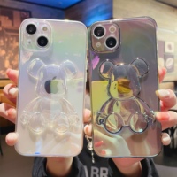 Coque de téléphone en Tpu souple, étui de luxe dégradé arc-en-ciel holographique pour Iphone série 7 8 Xr 13, Offre Spéciale