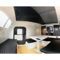 Allroad Nouveau modèle Fabricants de remorques caravanes à la mode Remorque camping-car mobile tout-terrain à essieu simple à vendre