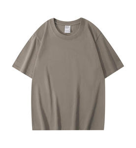 Camiseta de Hombre 100% Algodón, Diseño con Logotipo Personalizado, Calidad de Lujo, Cuello Redondo, Hombros Caídos, Estilo Urbano, Camiseta Blanca para Hombre - Product Image 5