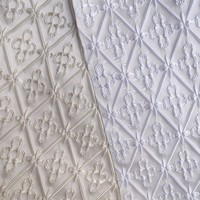 Tela Jacquard de Seda Teñida con Hilo Profesional, con Patrón Geométrico en Relieve Texturizado, para Chaquetas Casuales