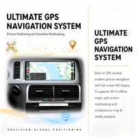 Radio Mobil Snapdragon 665/685 untuk Audi Q7 (2005-2015) 10.25 inci, Head Unit Multimedia Nirkabel Android Auto & CarPlay dengan Navigasi GPS