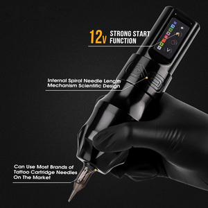 <span class=keywords><strong>Ambition</strong></span> Moteng, pistola de tatuaje inalámbrica de 4mm de carrera, máquina de tatuaje inalámbrica rotativa con Motor POTENTE PROFESIONAL, pluma para arte corporal - Product Image 2