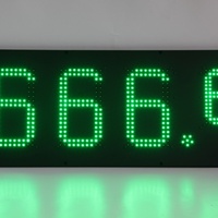 Letreros de Precios de Gas LED de 24 V CC para Exteriores, Módulo Digital 8888, Letreros de Precios de Gasolinera LED