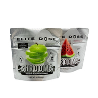 Sacs refermables en Mylar personnalisés à forme irrégulière, résistants aux enfants, pour emballage de bonbons, biscuits et chocolats (3,5g, 7g, 14g)