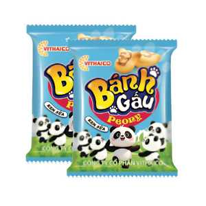 Peony Bear Milk Cream Filled Biscuits Delicious Mini Cookies Sweet Snacks for <b>Kids</b> Pack 24g Wholesale - Product Image 2