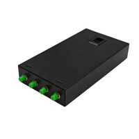 Kotak Terminasi Serat Optik Single Mode 4 Core FC APC dengan Lapisan Anti-Statik untuk Keamanan Jaringan PON FTTH