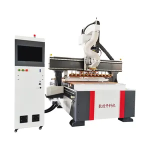 4 * 8ft 9KW trục chính máy khắc gỗ CNC cắt công cụ tự động thay đổi 4 trục gỗ Router ATC 1325 CNC Router giá máy