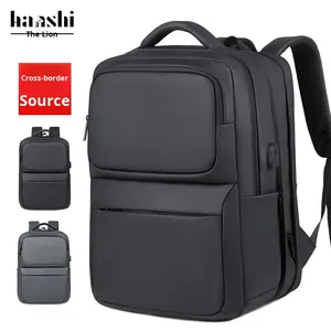 Cross-Biên Giới Công Suất Lớn Người Đàn Ông Của Phụ Nữ Ba Lô Hợp Thời Trang Cao cấp Máy Tính Xách Tay Túi Polyester Trọng Lượng Nhẹ Trường Túi Cho - Product Image 2