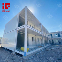 Maison préfabriquée chinoise à prix d'usine, maison conteneur étanche préfabriquée à 2 étages en kit pour bureau