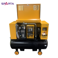 Compresseur d'air à vis électrique silencieux 4 kW 11 kW 30 kW 37 kW pour sablage avec CE