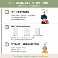 Gran oferta llavero personalizado de Anime con movimiento 3D con llavero de núcleo líquido flotante para regalo de Fans, suministro de favores de fiesta a granel al por mayor