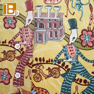 BILU卸売 6A 19MM 100%桑絹サテン生地 リバティ・シャーリー・スミスプリント シャルムーズシルク生地 衣料用 - Product Image 4