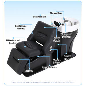 XFMC, venta superior, muebles de salón imprescindibles, lavabo de pelo moderno, <span class=keywords><strong>silla</strong></span> de champú de salón de cuero <span class=keywords><strong>para</strong></span> salón de belleza, tratamiento de <span class=keywords><strong>cabello</strong></span>, Spa - Product Image 3