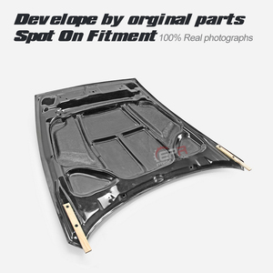 Capó Ventilado de Fibra de Carbono Estilo VRS para NISSAN 370Z Z34 2009-2019 con Pernos - Nuevo, Fácil de Instalar - Product Image 6