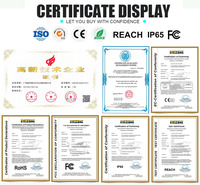 Leahua padat tahan lama warna-warni 6in1 lampu cuci 7Led RGBWAUV Hex tahan air Mini IP65 Led lampu Par untuk acara luar ruangan