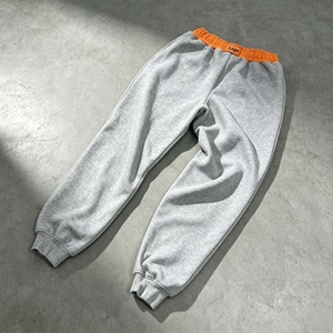 Pantalon de survêtement pour homme, taille élastique, 100 % coton, style décontracté urbain, tricoté mi-lourd, idéal pour l'automne - Product Image 4