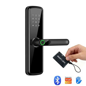 Digital Fingerprint Recognition <strong>Remote</strong> Temporary Password Ttlock Tuya WiFi App Smart Electronic Door <strong>Locks</strong> for Wood Steel Door - Product Image 1
