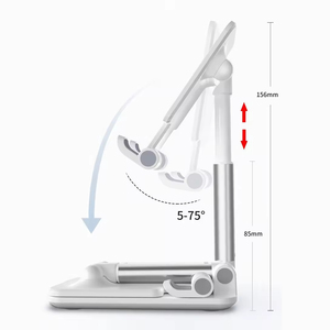 Biểu Tượng Tùy Chỉnh Chống-Lắc Có Thể Gập Lại Nhựa Máy Tính Bảng Đứng Cho Văn Phòng Giường Có Thể Điều Chỉnh Điện Thoại Di Động Chủ Linh Hoạt Quà Tặng Khuyến Mãi - Product Image 2