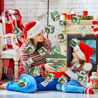 Nouveauté 2027 : Boîte surprise personnalisée colorée pour l'argent, boîte cadeau de Noël, boîte cadeau du Nouvel An, sac cadeau surprise