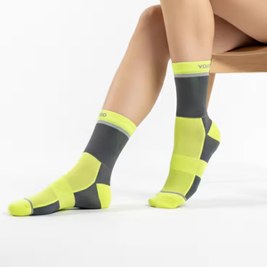 Wholesale Custom Design <b>Compression</b> Cycling <b>Socks</b> Breathable Non-Slip Crew <b>Socks</b> for Outdoor Road Bike Sports - Product Image 1