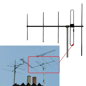 เสาอากาศยากิแบบ 5 องค์ประกอบ สำหรับวิทยุสื่อสาร VHF 136-174MHz สีเงิน ทำจากอลูมิเนียมอัลลอยด์ สำหรับสถานีฐาน - Product Image 3