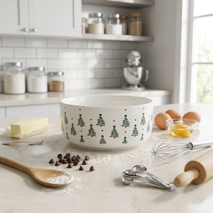 Christmas Design Nordic Style Heat Resistant Eco-Friendly <b>Large</b> Porcelain <b>Bowl</b> for Salad Soup or Home Dinnerware 5-Inch - Product Image 6