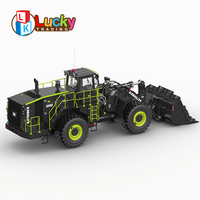 Huina K988 KABOLITE K988 1/14 modèle de chargeuse sur pneus hydraulique RC professionnel entièrement en métal