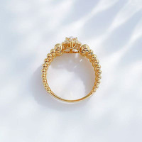 Anello da donna con diamante ovale artistico a 4 griffe in oro giallo 18K, con diamante coltivato in laboratorio, fascia per anello con diamante coltivato in laboratorio