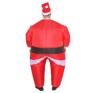 Costume gonfiabile da Babbo Natale per adulti, adatto a persone alte da 1,5 a 2 metri. Ideale per Natale, cosplay, feste, spettacoli teatrali e feste in costume. - Product Image 5