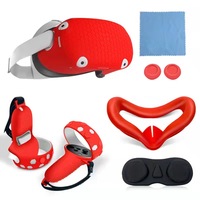 Ensemble complet de housse de protection en Silicone 4 en 1 pour Oculus Quest 2 VR, accessoires, nouvel arrivage 2023