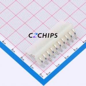 3.96-10AW Wire-to-<b>Board</b> <b>Pin</b> Header Bent Lead Through Hole,P=3.96mm Connector 1x10P 3.96mm Right Angle Insert 10P - Product Image 2