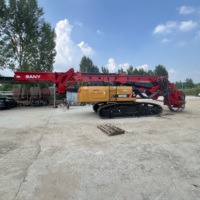 Machine de forage rotative SANY SR155 d'occasion, équipement de pieutage de fondations pour la construction