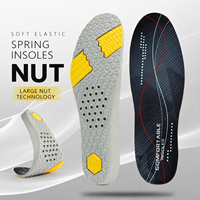 Semelles intérieures souples et élastiques, coussinets absorbants les chocs, en PU haute densité, durables, à bord festonné, pour chaussures de course