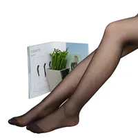 Temel tasarım düz renk çorap 20D naylon seksi tayt kadın külotlu çorap tayt
