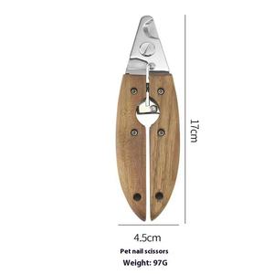 Cortaúñas portátil para gatos de alta calidad, gran oferta, nuevos cortaúñas para mascotas con forma de bambú y madera con promoción de alta calidad - Product Image 3