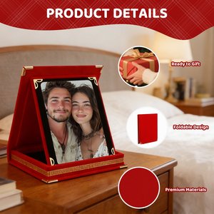 Cadeau pour la fête des mères, nouveau cadre photo pliable créatif personnalisable, adapté aux couples, à la famille et aux <span class=keywords><strong>amis</strong></span>. - Product Image 6