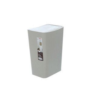 Cubo de Basura Rectangular con Tapa de 8L para Uso en Interiores, Cubo de Basura Automático con Sistema de Presión - Product Image 1