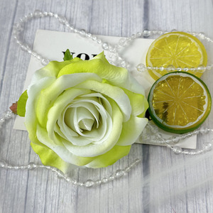Têtes de roses en velours de la fabrique de fleurs Meiyu Craft, en tissu de soie, pour décoration de mariage, décoration intérieure, mur de fleurs, accessoires d'allée - Product Image 3