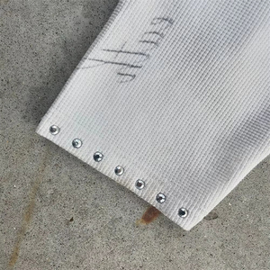 Camisetas de Manga Larga para <span class=keywords><strong>Hombre</strong></span> de Algodón Pesado con Gráficos Personalizados de Alta Calidad, Corte Holgado y Tejido Waffle - Product Image 4