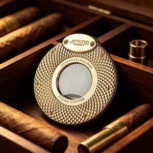 Guillotina portátil barata en oferta, cortador de cigarros de acero inoxidable afilado con logotipo personalizado, venta al por mayor. - Product Image 1