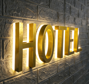 Lettres lumineuses LED 3D personnalisées pour l'extérieur, lettres rétroéclairées LED, enseignes lumineuses, lettres encastrées, image de marque pour les entreprises - Product Image 1