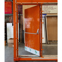 Porte métallique anti-feu 60 90 180 minutes, usine de chine, portes de sécurité en acier à persiennes pour hôpitaux