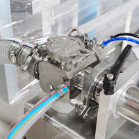 Machine de remplissage pneumatique multifonctionnelle avec trémie pour cosmétiques, miel, liquides, bouteilles et pots