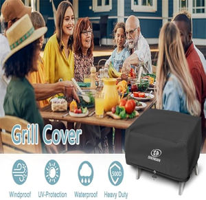 <span class=keywords><strong>Housse</strong></span> de protection <span class=keywords><strong>pour</strong></span> gril de cuisine d'extérieur robuste, imperméable et résistante aux UV, réglable <span class=keywords><strong>pour</strong></span> <span class=keywords><strong>Plancha</strong></span> 80x60x25 cm - Product Image 6