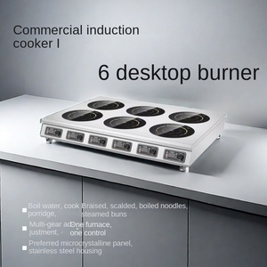 Nuevo Modelo de Placa de Inducción Eléctrica de Acero Inoxidable de Alta Potencia, 2 Quemadores, Control Táctil, Calentamiento Rápido, Función de Vaporización - Product Image 3